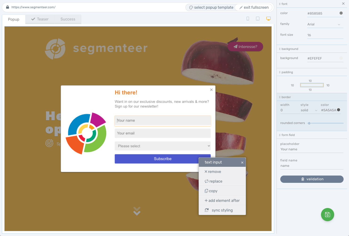 Segmenteer
